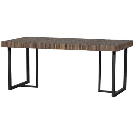 WOOOD1 Woood | Maxime eettafel recycled hout naturel 180x90 cm