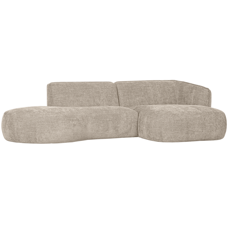 WOOOD1 Woood | Polly chaise longue rechts zand