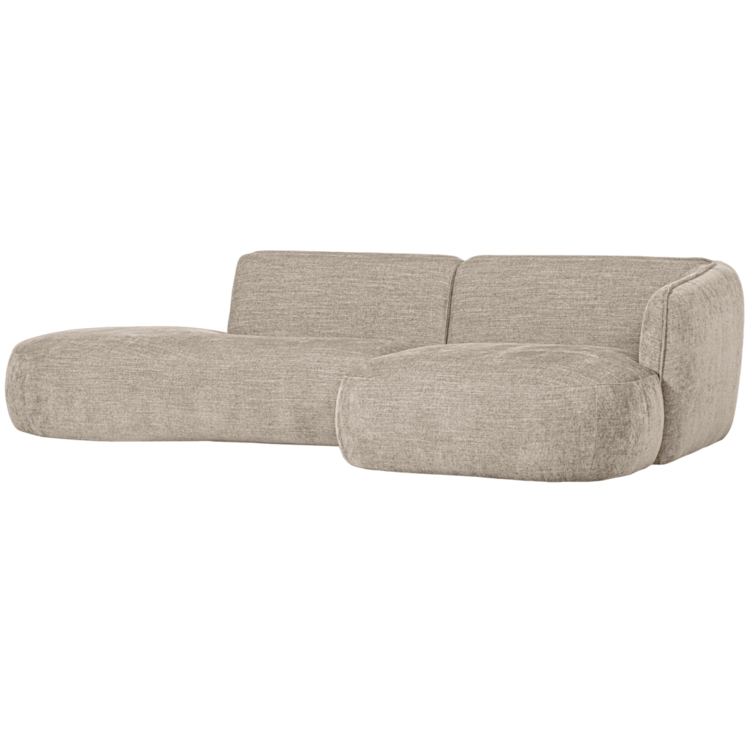 WOOOD. Woood | Polly chaise longue rechts zand