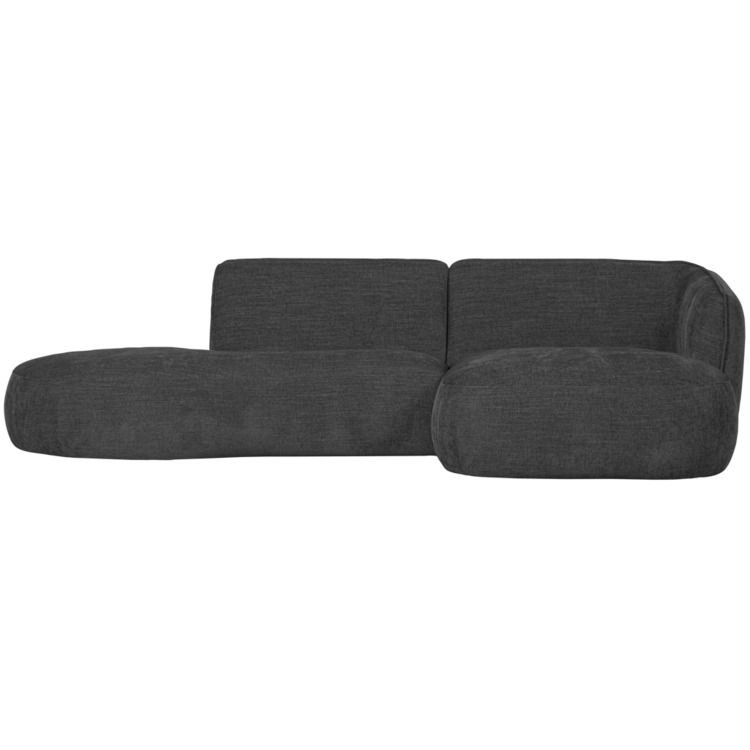 WOOOD. Woood | Polly chaise longue rechts grijs