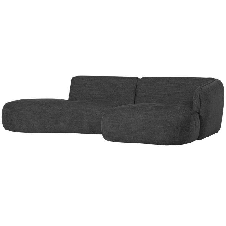 WOOOD. Woood | Polly chaise longue rechts grijs