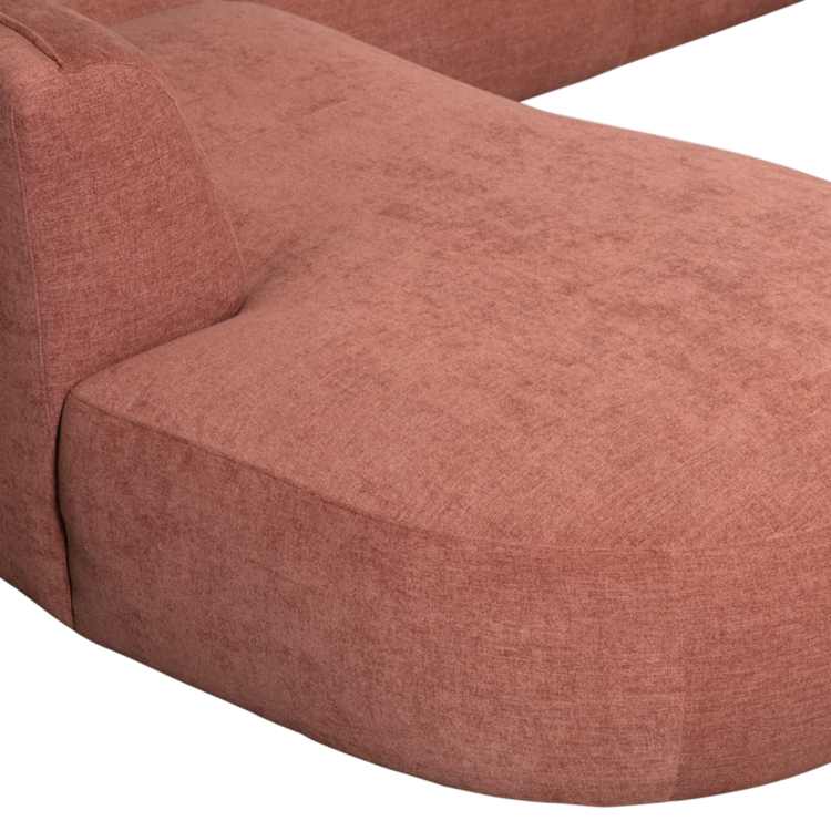 WOOOD. Woood | Polly bank u-vorm links roze