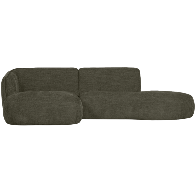 WOOOD. Woood | Polly chaise longue links warm groen