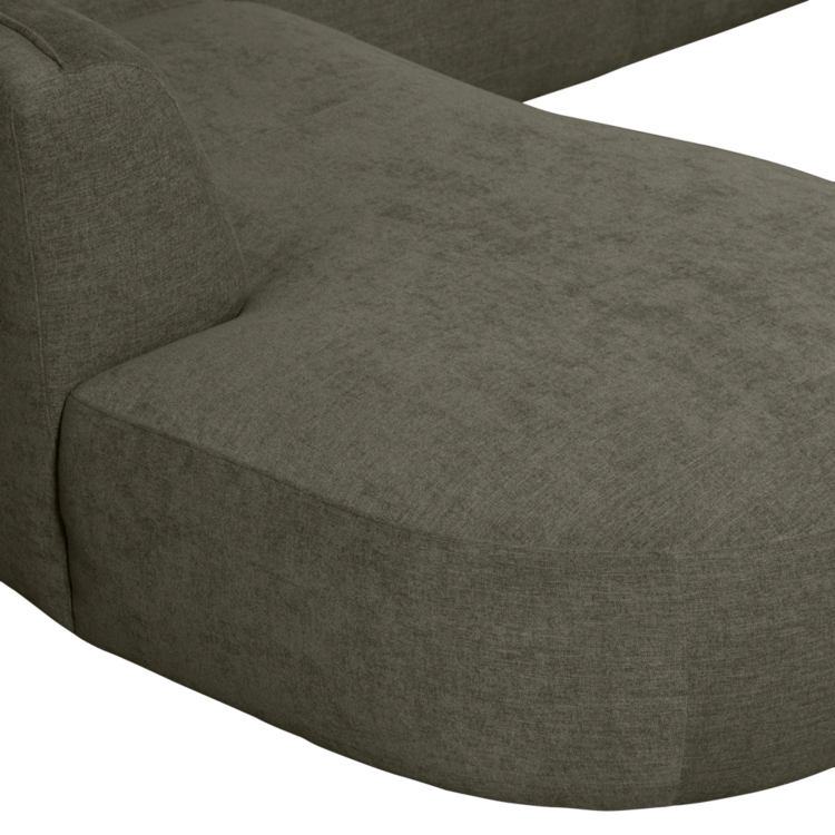 WOOOD. Woood | Polly bank u-vorm links warm groen