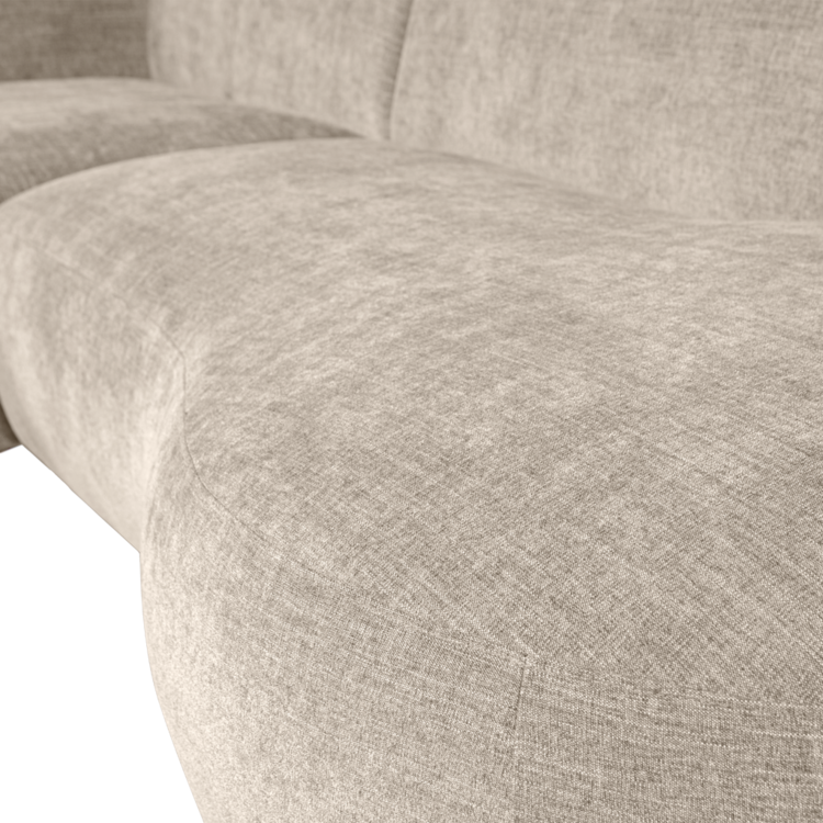 WOOOD. Woood | Polly chaise longue links zand