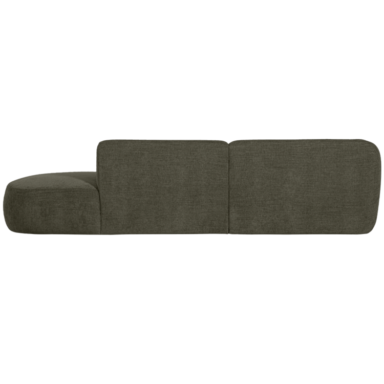WOOOD. Woood | Polly chaise longue links warm groen