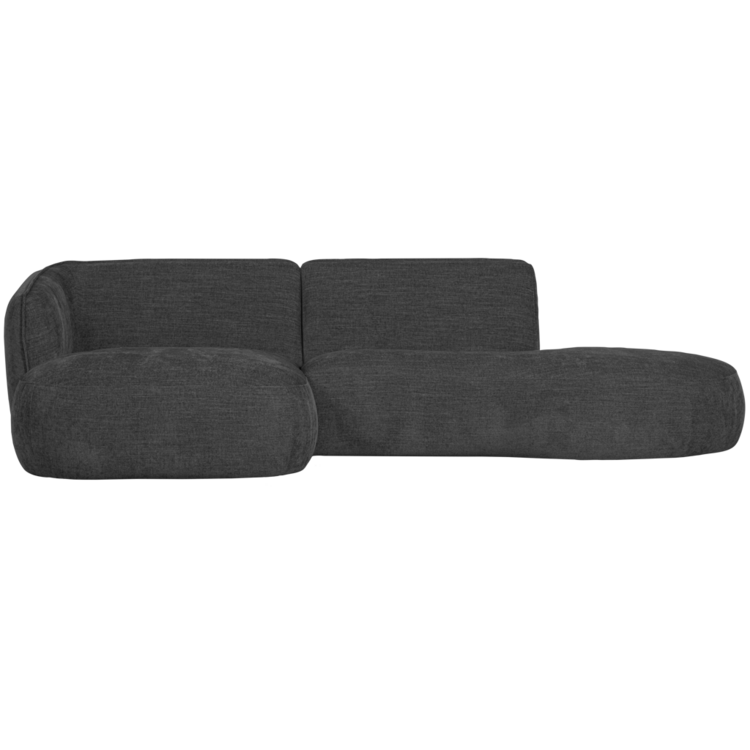 WOOOD. Woood | Polly chaise longue links grijs