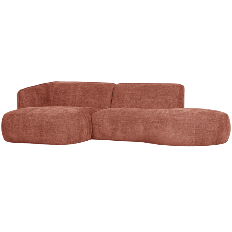 WOOOD1 Woood | Polly chaise longue links roze