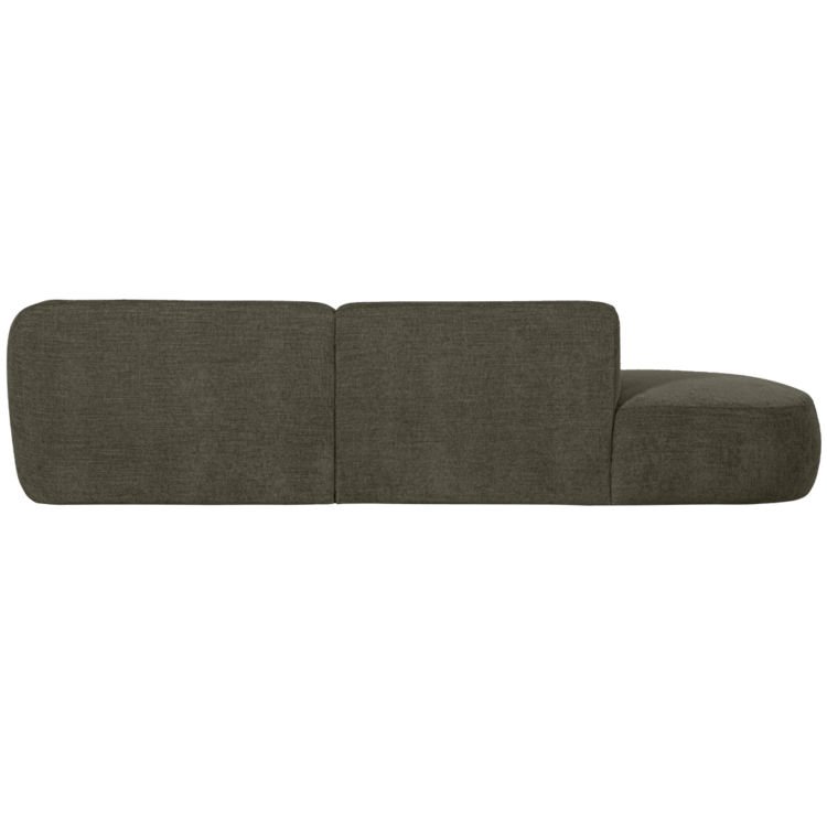 WOOOD. Woood | Polly chaise longue rechts warm groen