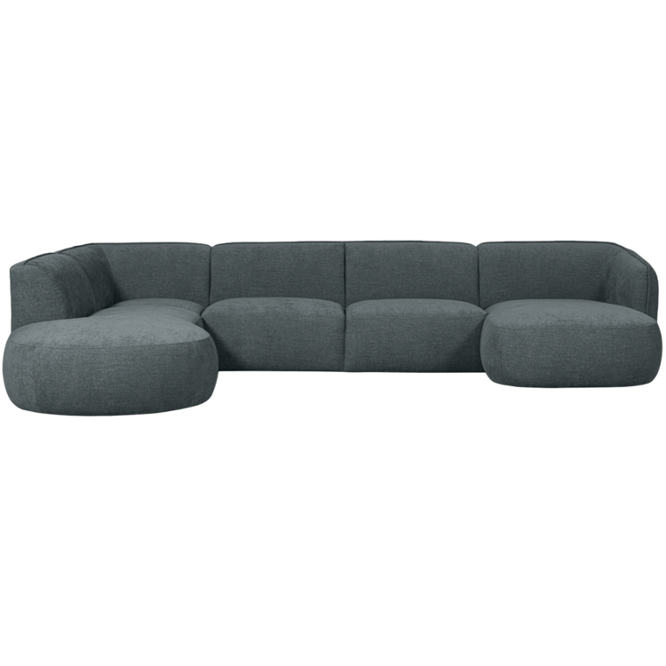 WOOOD. Woood | Polly bank u-vorm links blauw/groen