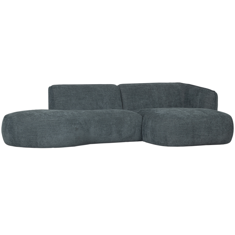 WOOOD. Woood | Polly chaise longue rechts blauw/groen