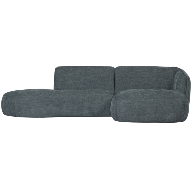 WOOOD. Woood | Polly chaise longue rechts blauw/groen