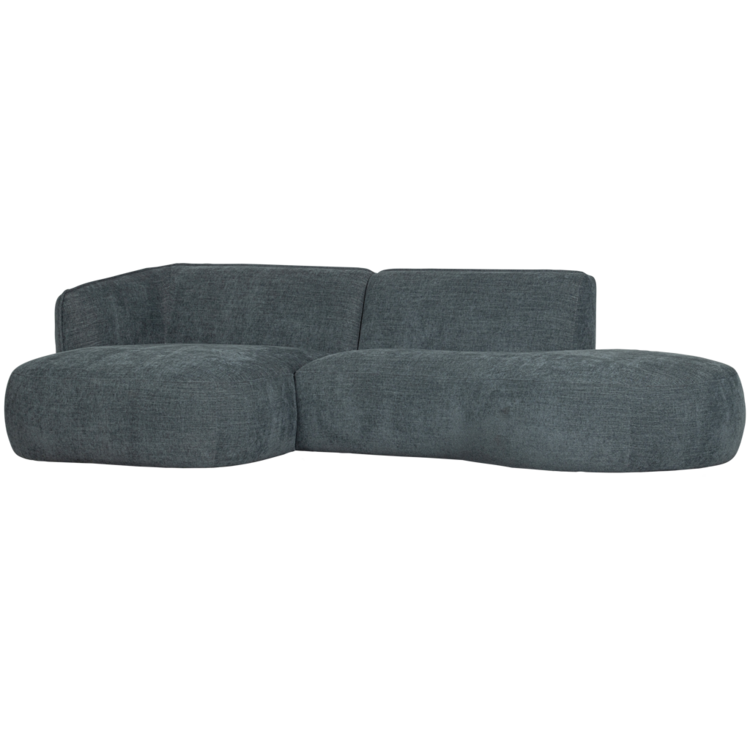 WOOOD. Woood | Polly chaise longue links blauw/groen