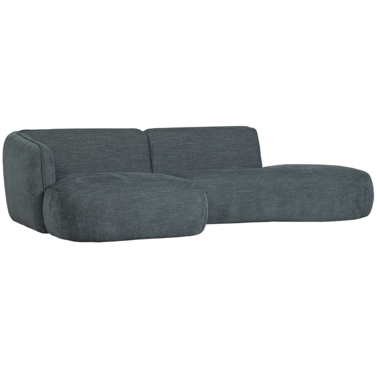 WOOOD. Woood | Polly chaise longue links blauw/groen