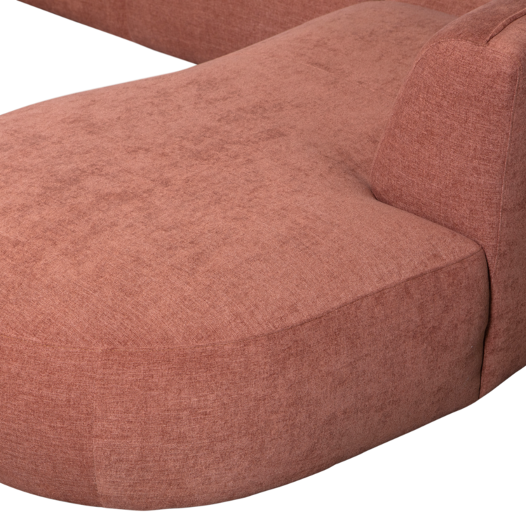 WOOOD. Woood | polly bank u-vorm rechts roze