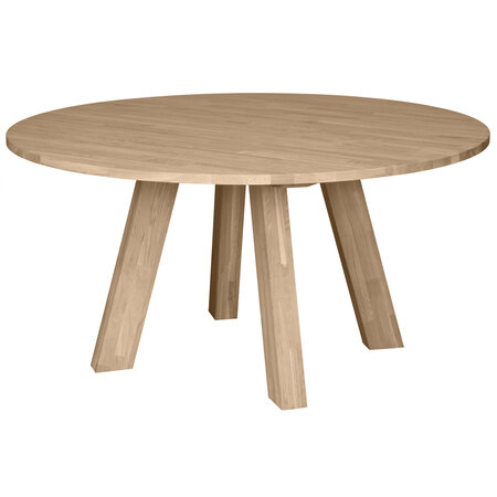 WOOOD Woood | Eettafel Rhonda XL eiken naturel Ø150cm