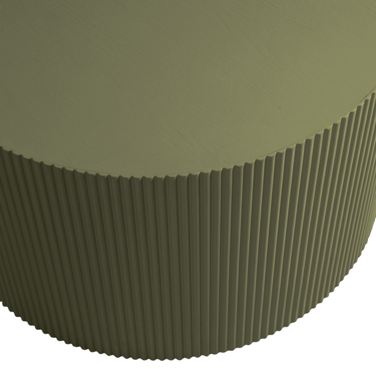 WOOOD. Woood | Bijzettafel Sanne rond militair groen