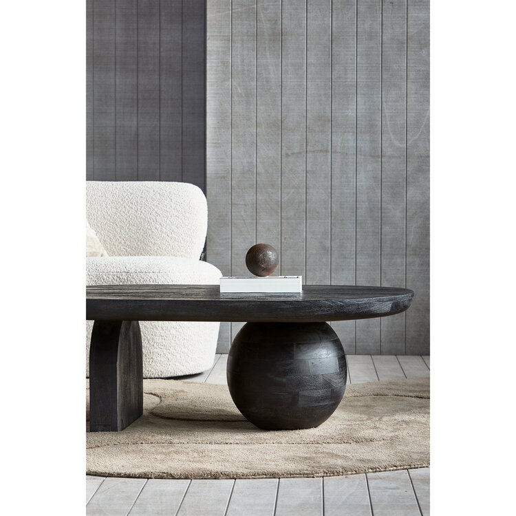 WOOOD. Woood | Steppe salontafel mango hout zwart