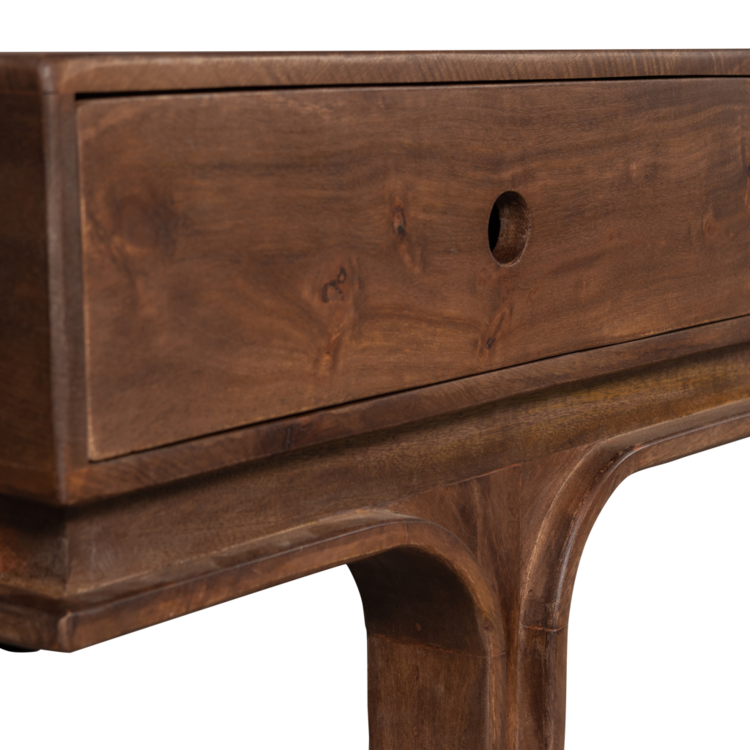 WOOOD. Woood | Staes tv-meubel 3 lades mango hout walnoot