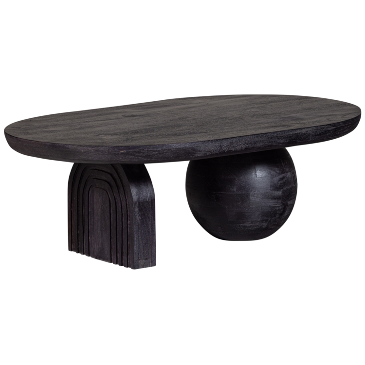 WOOOD. Woood | Steppe salontafel mango hout zwart