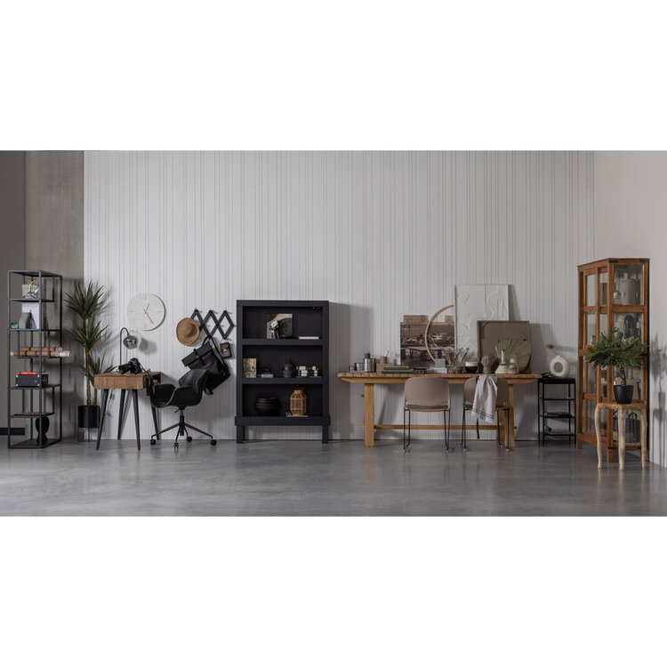 WOOOD. Woood | Teun vakkenkast zwart 85 cm