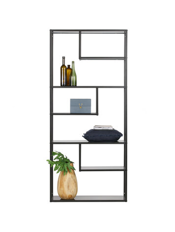 WOOOD. Woood | Teun vakkenkast zwart 85 cm