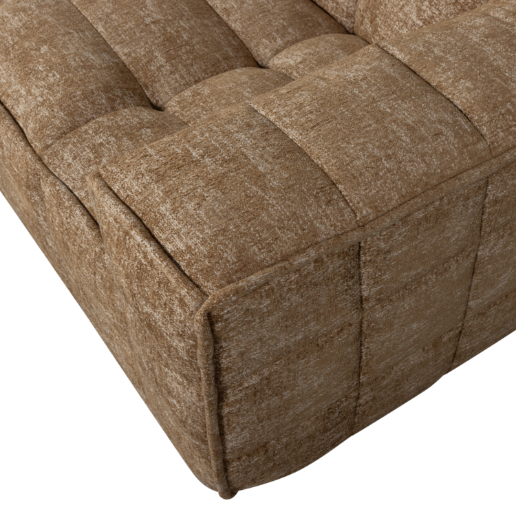 WOOOD. Woood | Timor 4-zits bank caramel melange