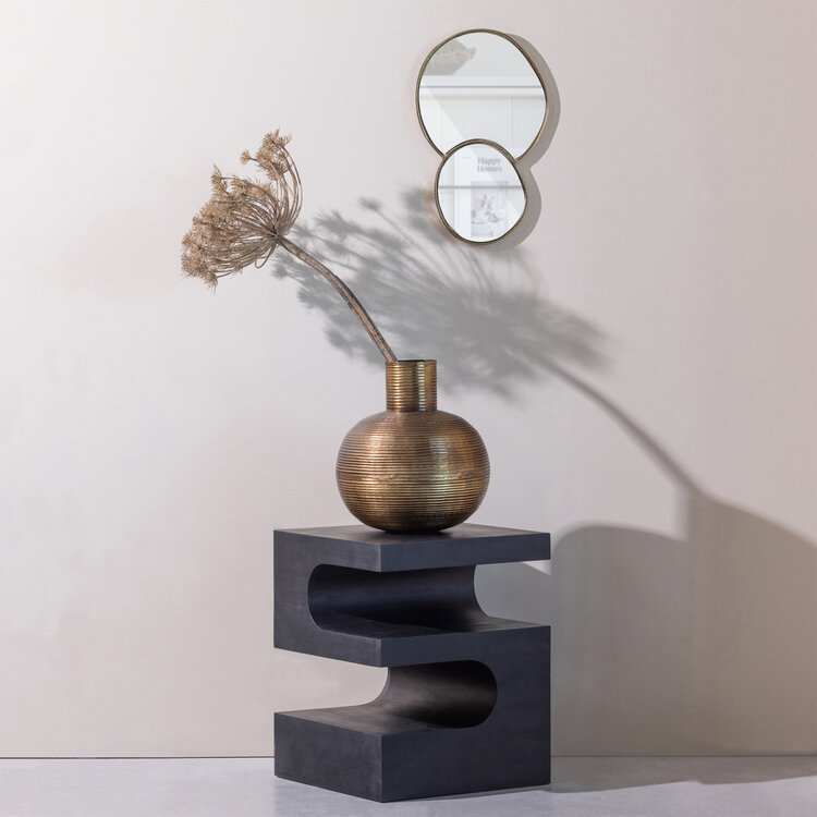 WOOOD. Woood | Toma bijzettafel mango hout zwart