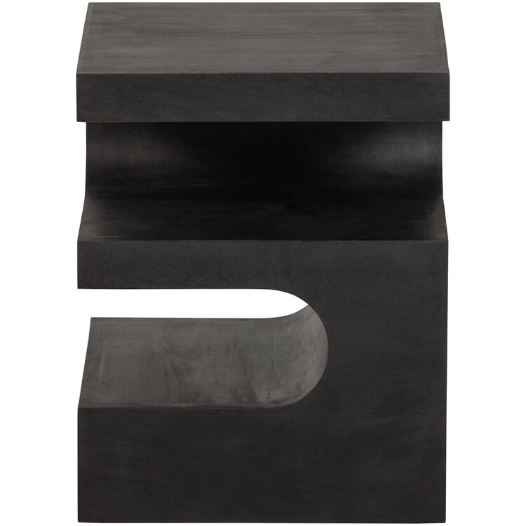 WOOOD. Woood | Toma bijzettafel mango hout zwart
