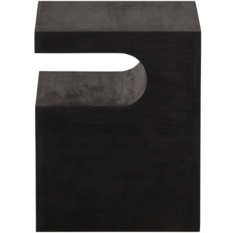 WOOOD. Woood | Toma bijzettafel mango hout zwart