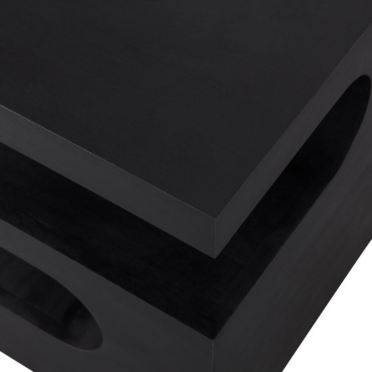 WOOOD. Woood | Toma bijzettafel mango hout zwart