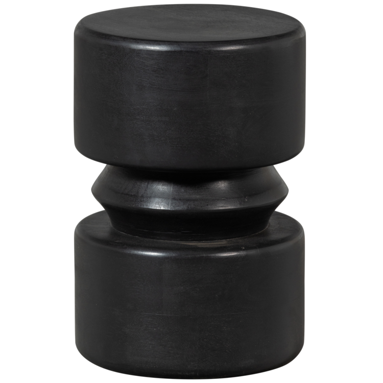 WOOOD. Woood | Tuve bijzettafel hout bruin/zwart