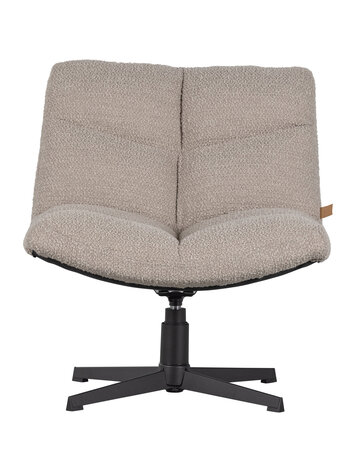 WOOOD. Woood | Vinny draaifauteuil bouclé zand