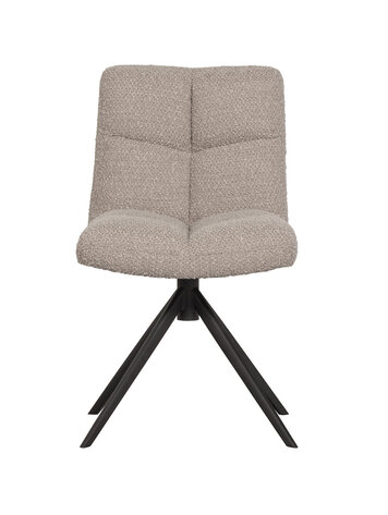 WOOOD. Woood | Vinny draaistoel bouclé zand