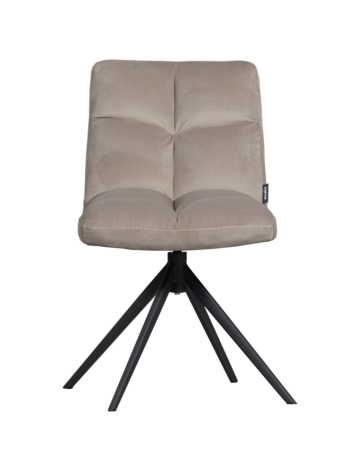 WOOOD. Woood | Vinny draaistoel velvet zand
