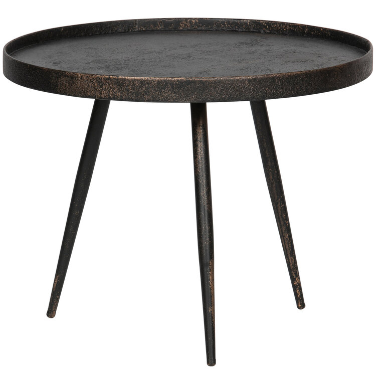 WOOOD BePureHome | Bijzettafel L Bounds antique goud 44xØ58cm