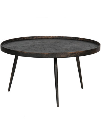 WOOOD BePureHome | Bijzettafel XL Bounds antique goud 40xØ76cm