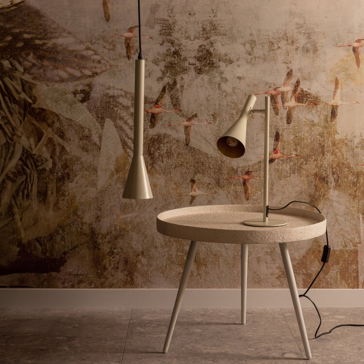 WOOOD BePureHome | Bijzettafel L Bounds naturel 44xØ58cm