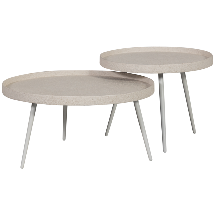 WOOOD BePureHome | Bijzettafel XL Bounds naturel 40xØ76cm