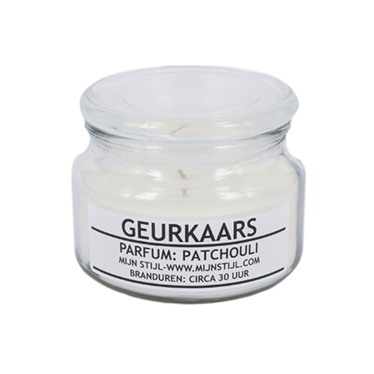 Mijn Stijl & Puur Zeep Mijn Stijl | Geurkaars in glazen pot Patchouli