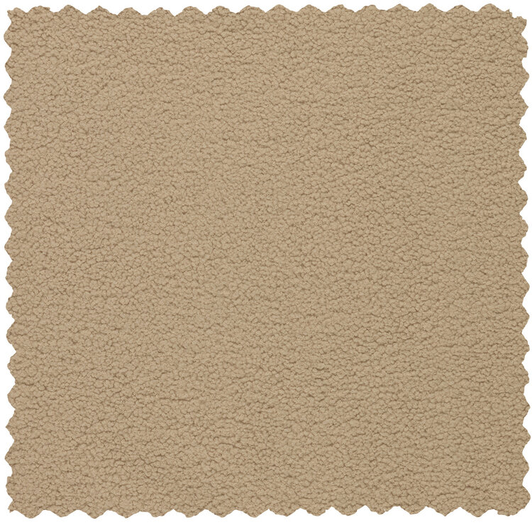 WOOOD. Woood | Poef Sara hoog teddy sand 46xØ46cm