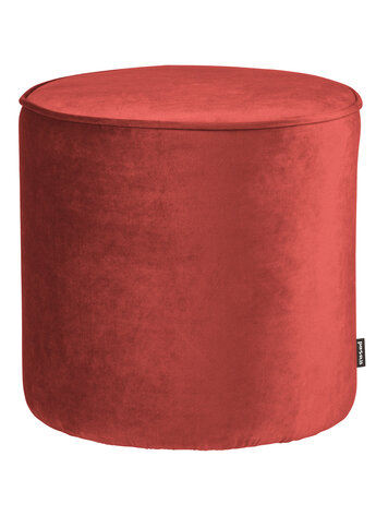 WOOOD. Woood | Poef Sara hoog raspberry 46xØ46cm