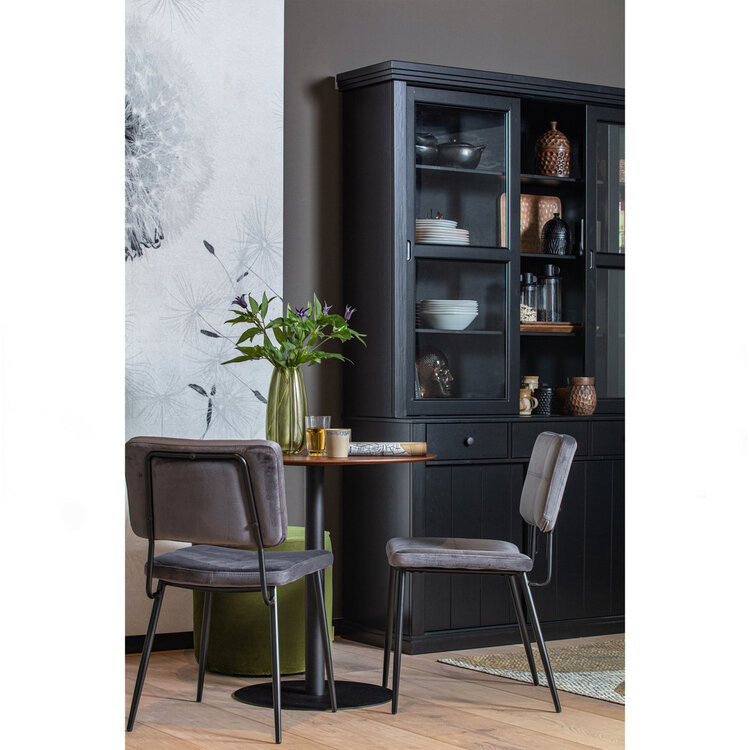 WOOOD. Woood | Poef Sara hoog army 46xØ46cm