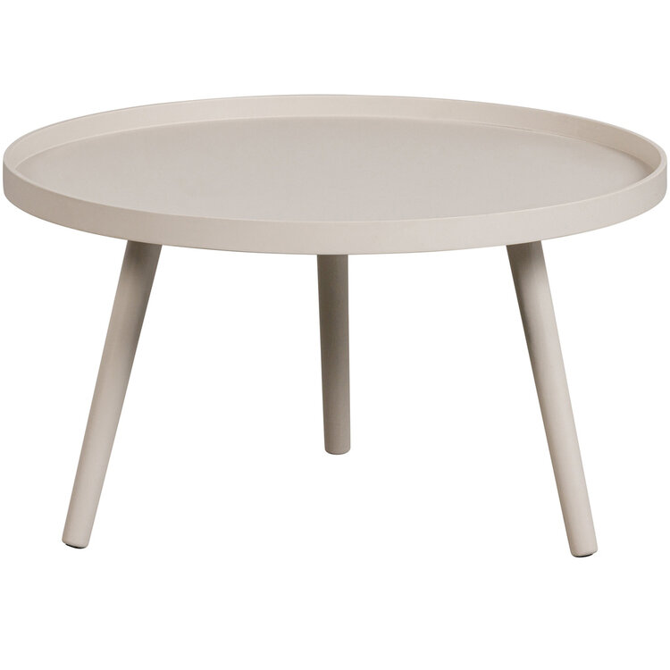 WOOOD Woood | Bijzettafel Mesa L antique beige 60cm