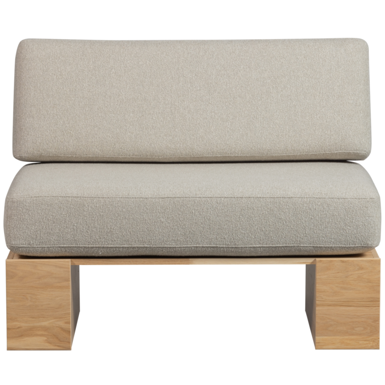 vtwonen vtwonen | Muurbankje eat up inclusief kussens beige eiken naturel