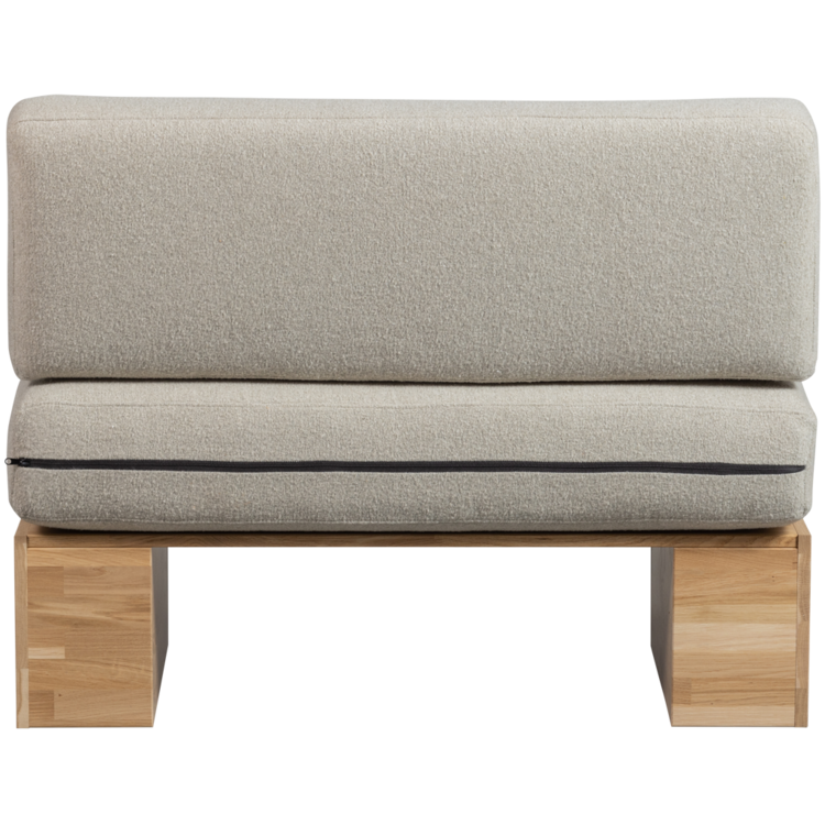 vtwonen vtwonen | Muurbankje eat up inclusief kussens beige eiken naturel