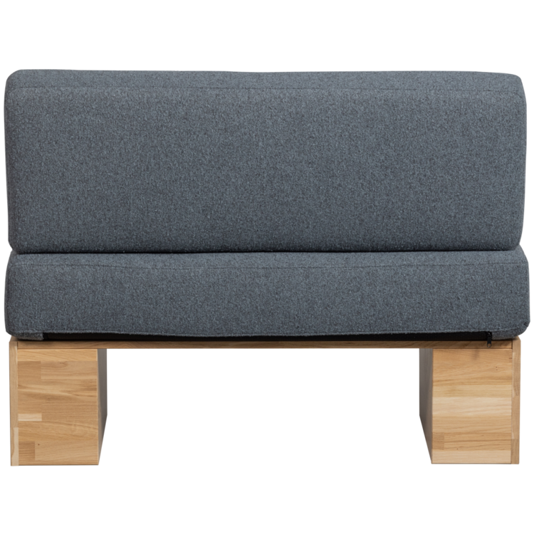 vtwonen vtwonen | Muurbankje eat up inclusief kussens denim eiken naturel