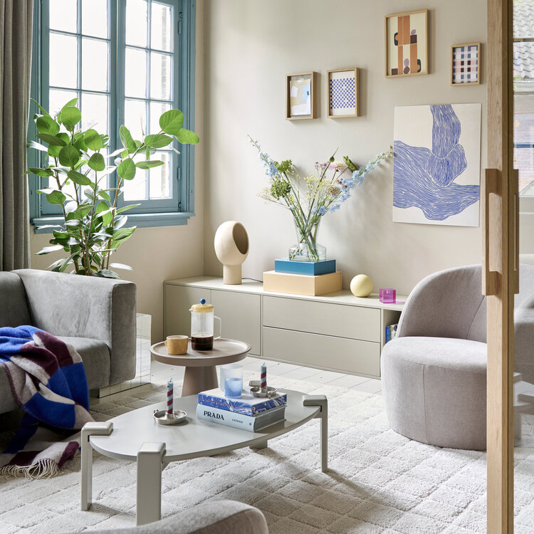 vtwonen vtwonen | TV meubel Settle Down grenen dust 200cm