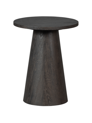 WOOOD. Woood | Maan salontafel mdf donkerbruin 50xØ40 cm