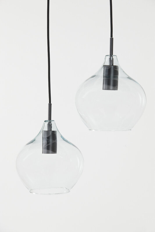 Light & Living Light & Living | Hanglamp Rakel 5L zwart 104x20x120cm